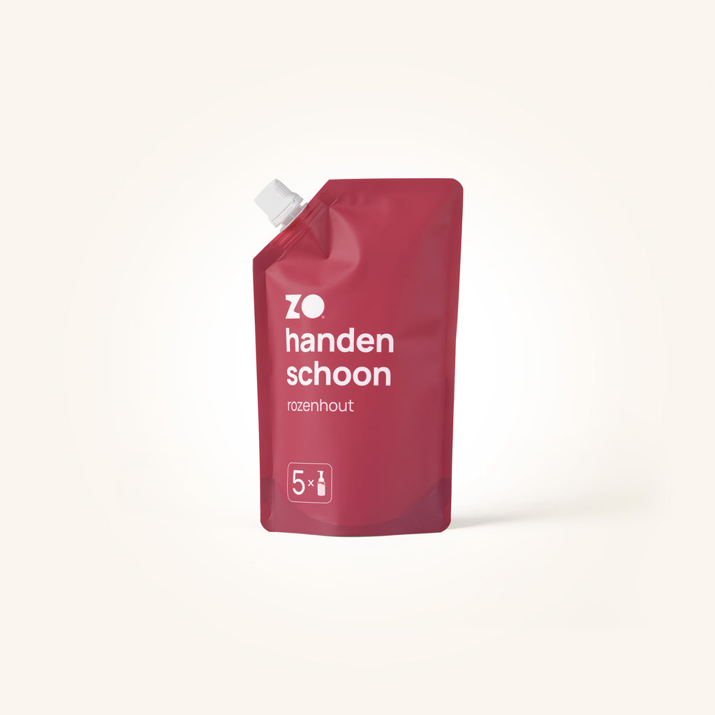 ZO handen schoon navulzak rozenhout